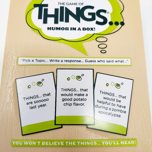 🔴3/$25 NEW "The Game of Things" Card Game - Picture 2 of 6